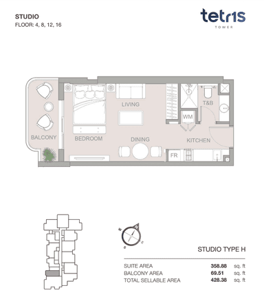 Studio Floor 4, 8, 12, 16