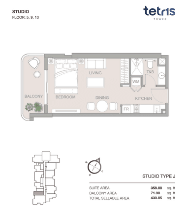 Studio Floor 5, 9, 13