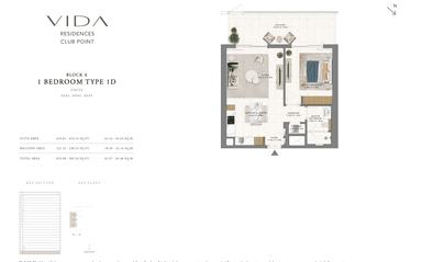 Type 1 D - Block A - 1BR