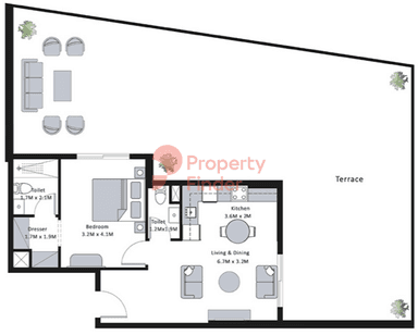 1 Bedroom Apartment