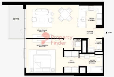 1 Bedroom Apartment