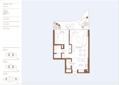Type 1-Building A:C