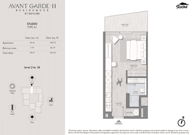 Type A1 - level 2 to 18