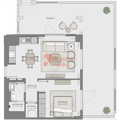Building 2 Unit 103- 1 Bedroom Apartment