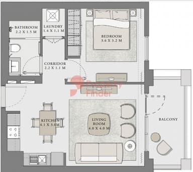 Building 1 Unit 11- 1 Bedroom Apartment