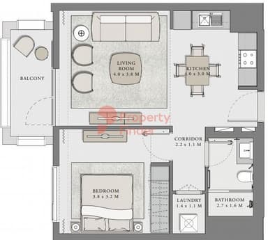 Building 2 Unit 01- 1 Bedroom Apartment