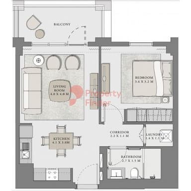 Building 1 Unit 03- 1 Bedroom Apartment