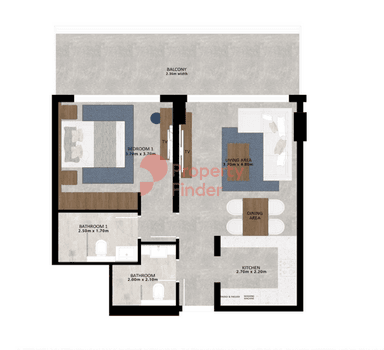 1 Bedroom Apartment