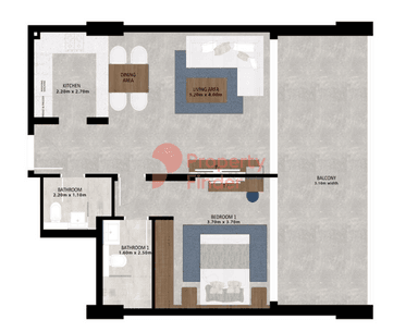 1 Bedroom Apartment