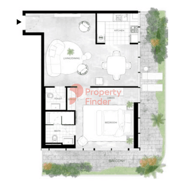 1 Bedroom Apartment