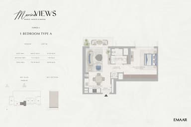 Type 1-Tower 3/1bdr