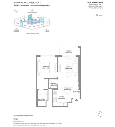 1 Bedroom Apartment
