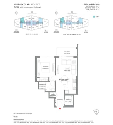 1 Bedroom Apartment