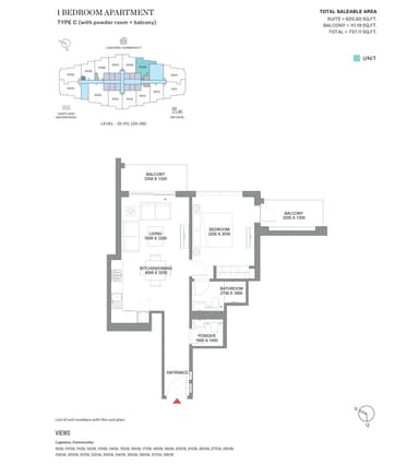 1 Bedroom Apartment