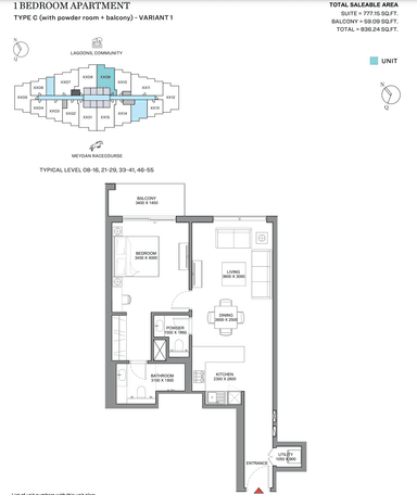 1 Bedroom Apartment