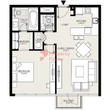 1 Bedroom Apartment