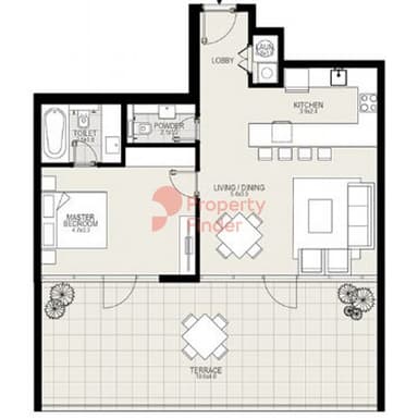1 Bedroom Apartment