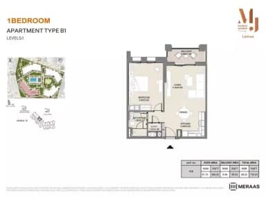 Building 2 - Type B1 - G10 - 1BD