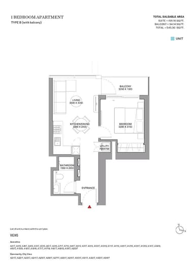 Type B-Tower A-1BED