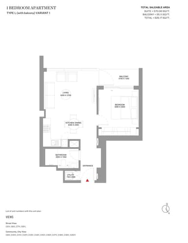 Type L-Variant 1-Tower C-1BED