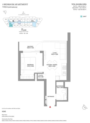 Type D-Tower E-1BED