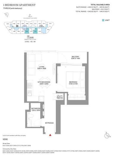 Type B-Tower E-1BED