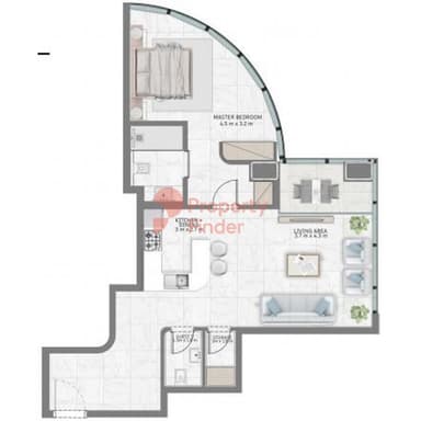 1 Bedroom Apartment