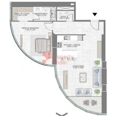 1 Bedroom Apartment
