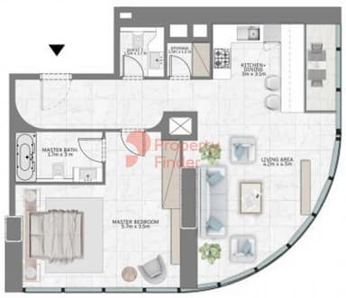 1 Bedroom Apartment