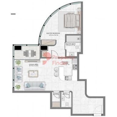 1 Bedroom Apartment