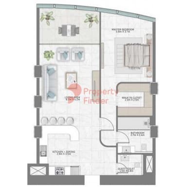 1 Bedroom Apartment