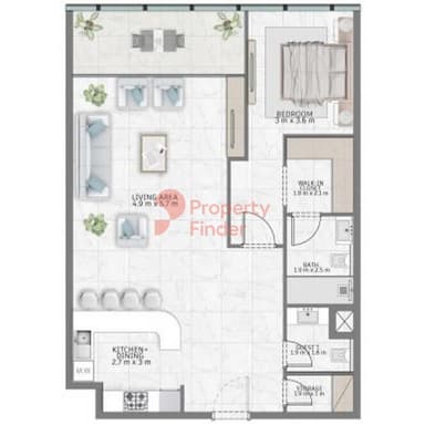 1 Bedroom Apartment