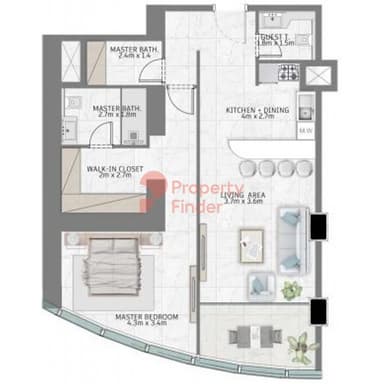 1 Bedroom Apartment