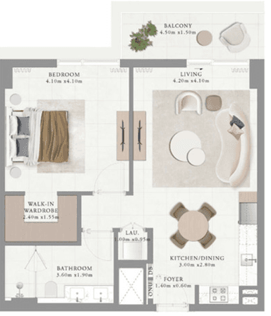 Type 6 1 bed Building 1