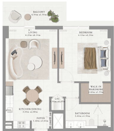 Type 9 Building 1 1 bed