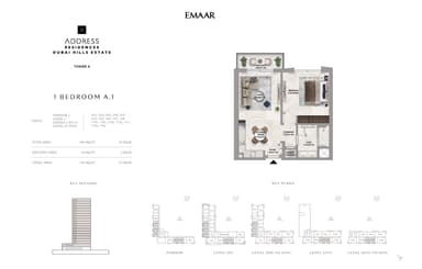 Type A-tower A 1BDR