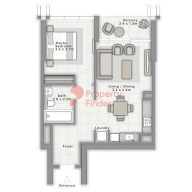 1 Bedroom Apartment